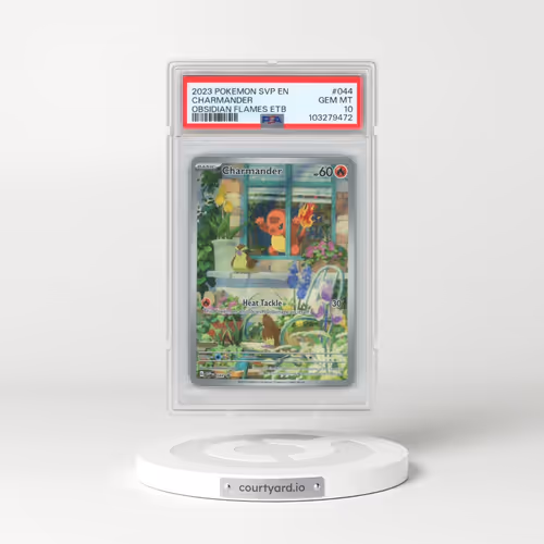2023 Pokémon Svp EN-SV Black Star Promo #044 Charmander - Obsidian Flames Elite Trainer Box (PSA 10 GEM MINT)