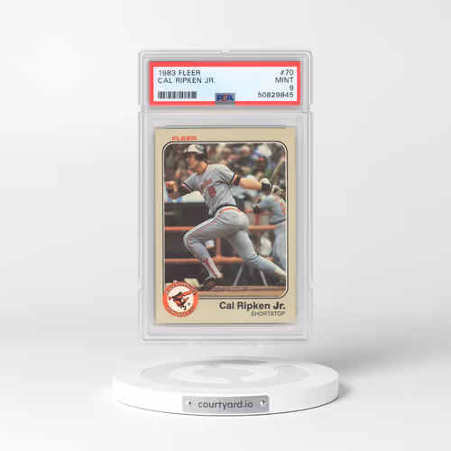 1983 Fleer #70 Cal Ripken Jr. (PSA 9 MINT)