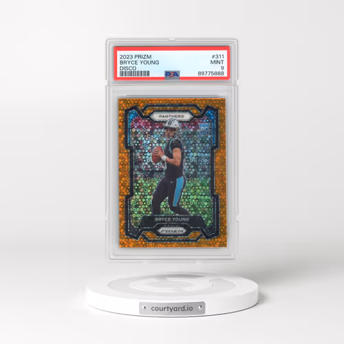 2023 Panini Prizm #311 Bryce Young - Disco Prizm (PSA 9 MINT)