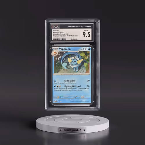 2023 Black Star Promos - Scarlet & Violet SVP EN #168 Vaporeon - Prismatic Evolutions Poster Collect