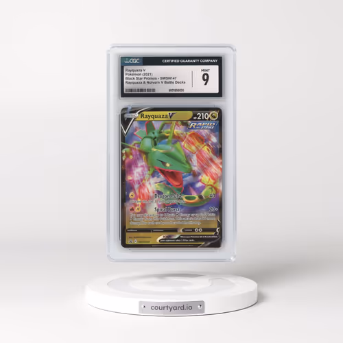 2017 Black Star Promos - Sword & Shield #SWSH147 Rayquaza V - Holo Rayquaza & Noivern V Battle Decks