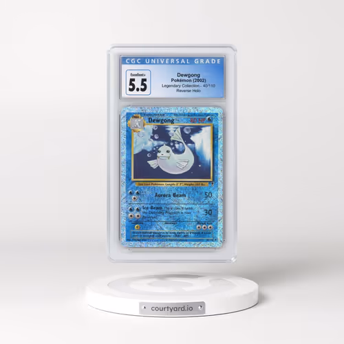 2002 Legendary Collection #40/110 Dewgong - Reverse Holo (CGC 5.5 EX+)
