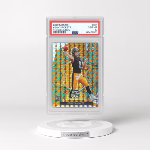 2022 Panini Mosaic #301 Kenny Pickett - Tessellation (PSA 10 GEM MINT)