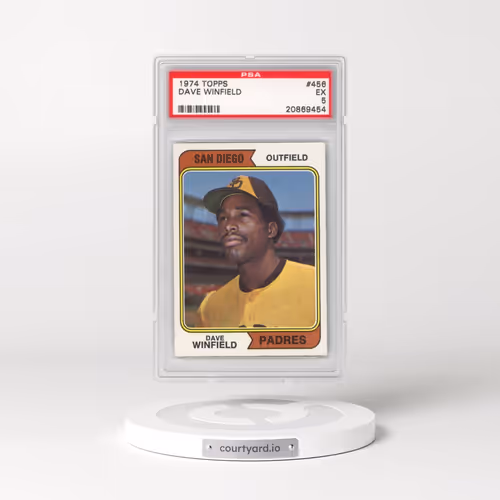 1974 Topps #456 Dave Winfield (PSA 5 EX)