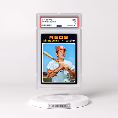 1971 Topps #250 Johnny Bench (PSA 5 EX)