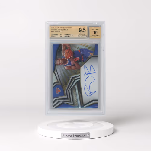 2019 Panini Revolution Rookie Autographs #4 RJ Barrett (BGS 9.5 GEM MINT)