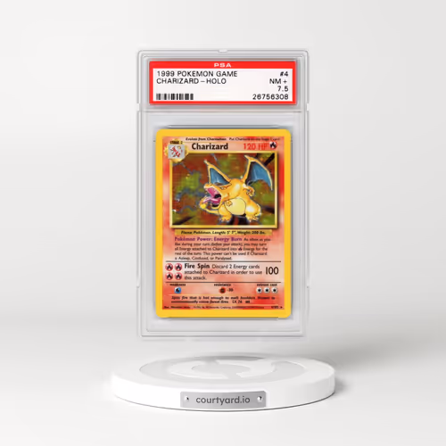 1999 Pokémon Game #4 Charizard - Holo (PSA 7.5 NM+)