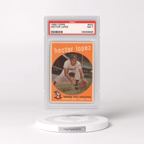 1959 Topps #402 Hector Lopez (PSA 7 NM)