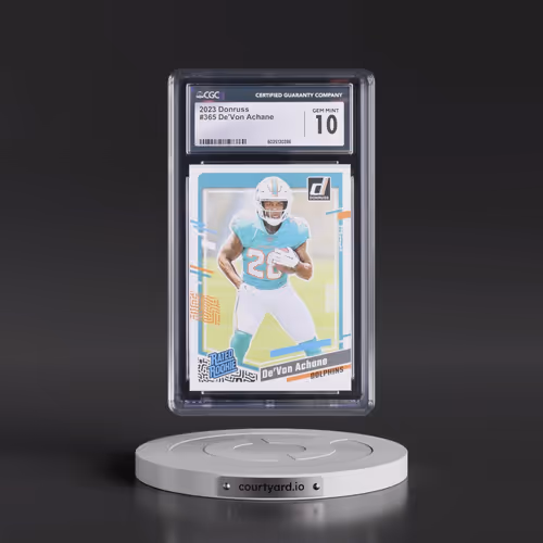 2023 Panini Donruss #365 DE'Von Achane (CGC 10 GEM MINT)