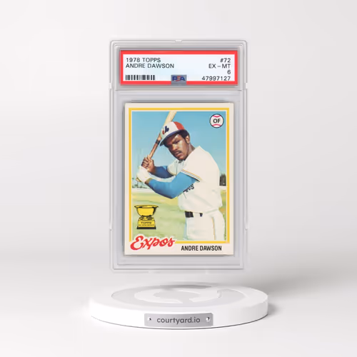 1978 Topps #72 Andre Dawson (PSA 6 EX-MT)