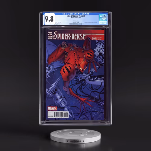 Edge of Spider-Verse #5 CGC 9.8 White Pages (Marvel Comics, 12/14)
