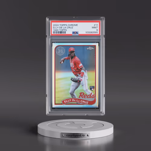 2024 Topps Chrome 1989 Topps Baseball #11 Elly de La Cruz (PSA 9 MINT)
