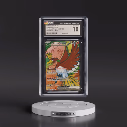 2025 Pokémon Dri EN-Destined Rivals #209 Ethan's HO-Oh EX - Holo Ultra Rare (CGC 10 GEM MINT)