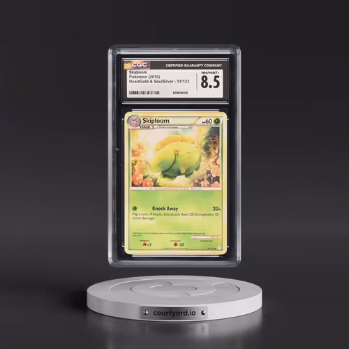 2010 HeartGold & SoulSilver #51/123 Skiploom (CGC 8.5 NM-MT+)