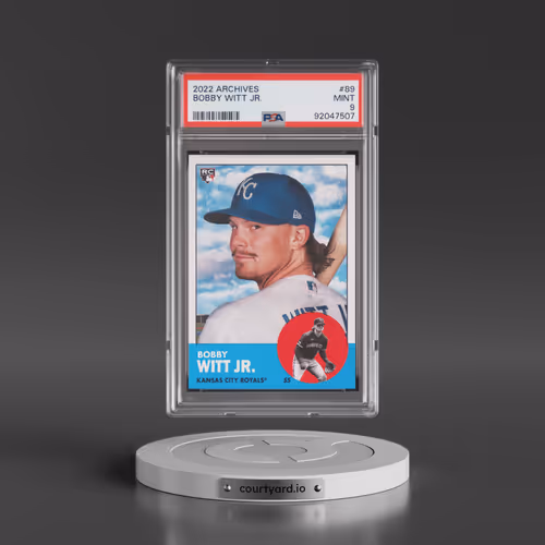 2022 Topps Archives #89 Bobby Witt Jr. (PSA 9 MINT)