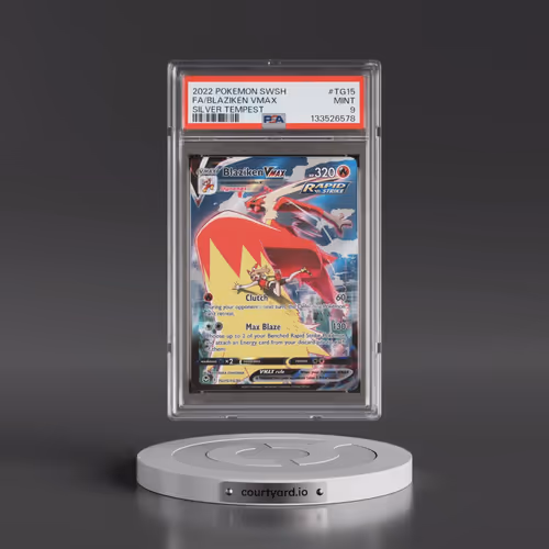 2022 Pokémon Sword & Shield Silver Tempest #TG15 Blaziken Vmax - Full Art (PSA 9 MINT)