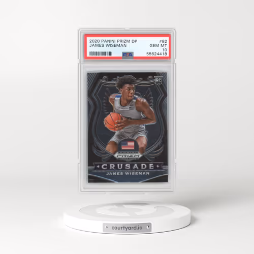 2020 Panini Prizm Draft Picks #82 James Wiseman (PSA 10 GEM MINT)