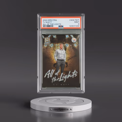 2024 Panini Spectra All of the Lights #AOLTWT TJ Watt (PSA 9 MINT)