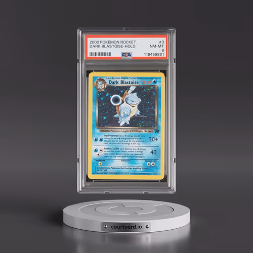 2000 Pokémon Rocket #3 Dark Blastoise - Holo (PSA 8 NM-MT)