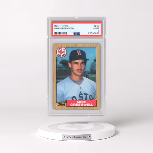 1987 Topps #259 Mike Greenwell (PSA 9 MINT)