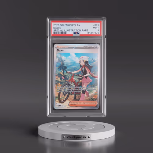 2025 Pokémon Pfl EN-Phantasmal Flames #129 Dawn - Special Illustration Rare (PSA 9 MINT)