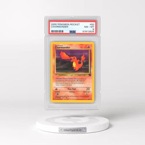 2000 Pokémon Rocket #50 Charmander (PSA 8 NM-MT)