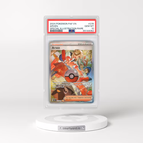 2024 Pokémon Paf EN-Paldean Fates #235 Arven - Special Illustration Rare (PSA 10 GEM MINT)