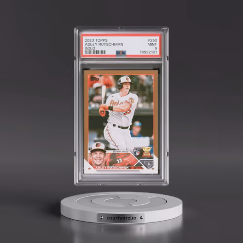 2023 Topps #250 Adley Rutschman - Gold (PSA 9 MINT)