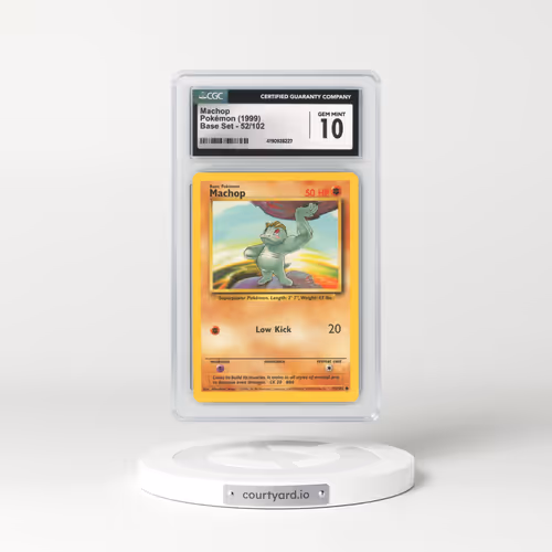 1999 Base Set #52 Machop (CGC 10 GEM MINT)