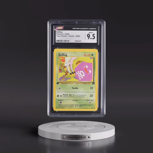 2000 Team Rocket #58/82 Koffing - 1st Edition 1st Edition (CGC 9.5 MINT+)