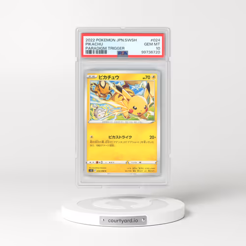 2022 Pokémon Sword & Shield Paradigm Trigger #024 Pikachu (PSA 10 GEM MINT)