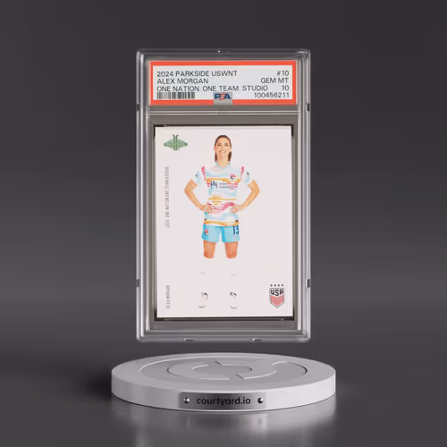 2024 Parkside Uswnt One Nation. One Team. Studio #10 Alex Morgan (PSA 10 GEM MINT)
