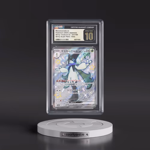 2023 Shiny Treasure ex #321/190 Meowscarada ex - Shiny Super Rare Holo (CGC 10 PRISTINE)
