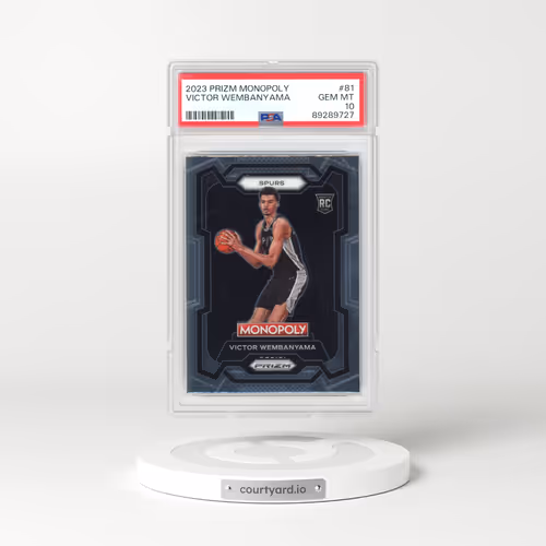 2023 Panini Prizm Monopoly #81 Victor Wembanyama (PSA 10 GEM MINT)