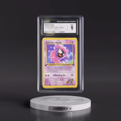 2000 Gym Challenge #97/132 Sabrina's Gastly - 1st Edition 1st Edition (CGC 9 MINT)