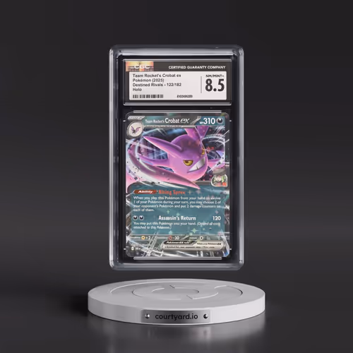 2025 Destined Rivals - DRI EN #122/182 Team Rocket's Crobat ex - Holo (CGC 8.5 NM-MT+)
