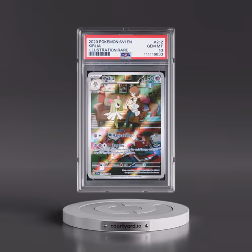 2023 Pokémon Svi EN-Scarlet & Violet #212 Kirlia - Illustration Rare (PSA 10 GEM MINT)