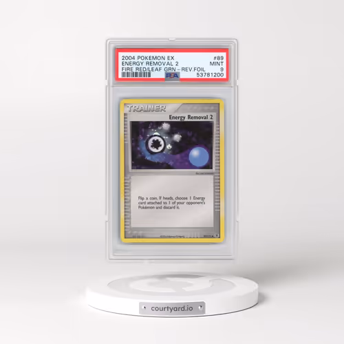 2004 Pokémon EX Fire Red & Leaf Green #89 Energy Removal 2 - Reverse Foil (PSA 9 MINT)