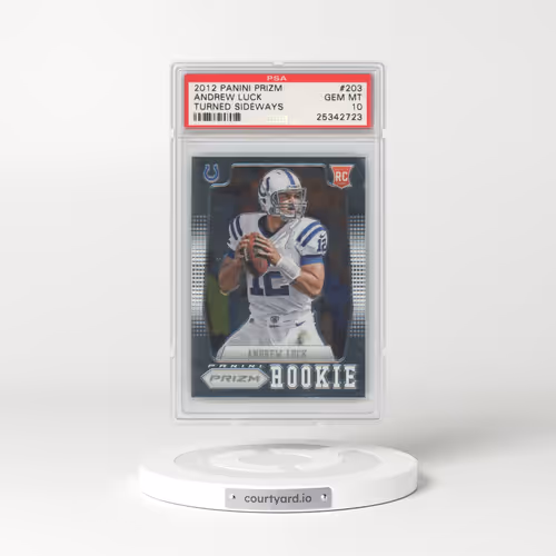 2012 Panini Prizm #203 Andrew Luck (PSA 10 GEM MINT)