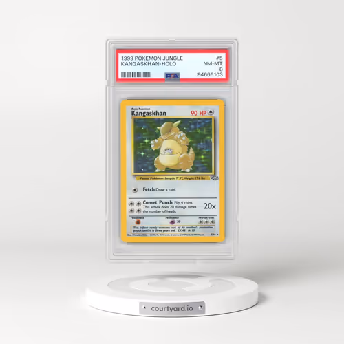 1999 Pokémon Jungle #5 Kangaskhan - Holo (PSA 8 NM-MT)
