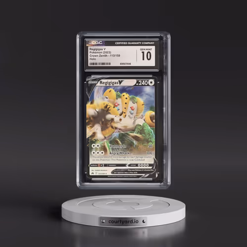 2023 Crown Zenith #113/159 Regigigas V - Holo (CGC 10 GEM MINT)