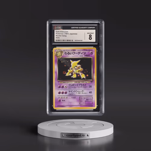 1997 Rocket Gang Dark Alakazam - Holo (CGC 8 NM-MT)