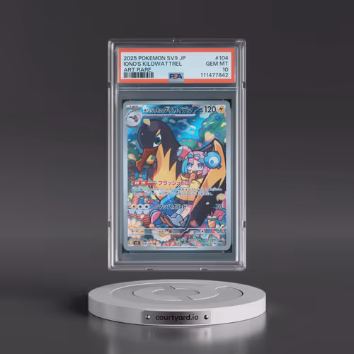 2025 Pokémon SV9-Battle Partners #104 Iono's Kilowattrel - Art Rare (PSA 10 GEM MINT)