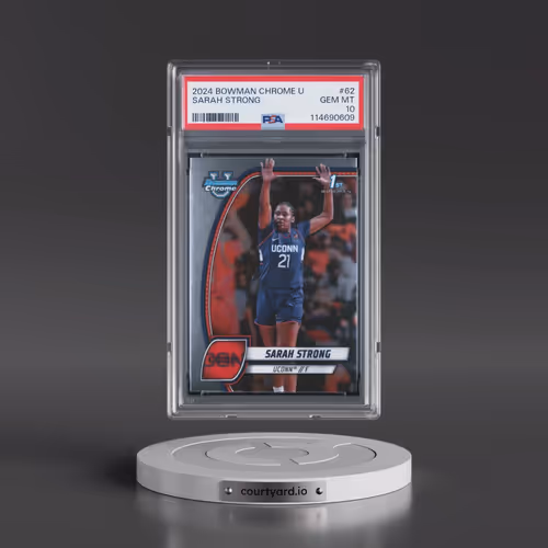 2024 Bowman Chrome University #62 Sarah Strong (PSA 10 GEM MINT)
