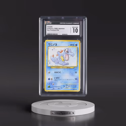 1999 Neo Premium File Totodile - No Rarity (CGC 10 GEM MINT)