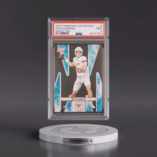 2024 Panini National Sports Collectors Convention Insert #4 Arch Manning - Foil (PSA 9 MINT)