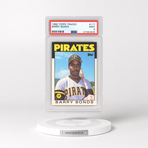 1986 Topps Traded #11T Barry Bonds (PSA 9 MINT)