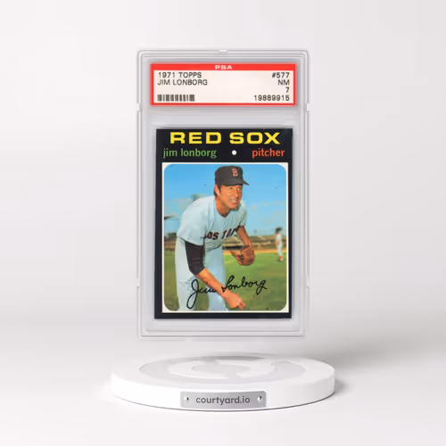 1971 Topps #577 Jim Lonborg (PSA 7 NM)