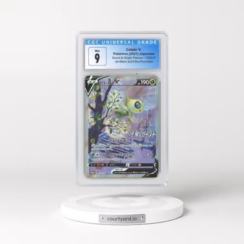 2019 Japanese Sword & Shield Promos #175/S-P Celebi V (CGC 9 MINT)