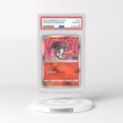 2022 Japanese Pokémon Go #11 Radiant Charizard - Holo (PSA 10 GEM MINT)